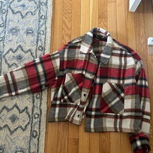 SUPER CUTE flannel jacket
